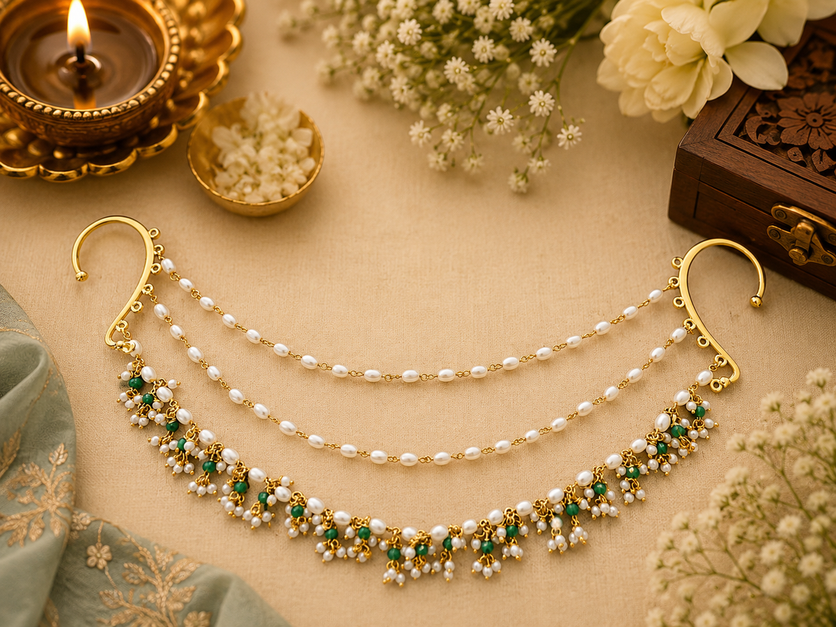 Hair ear chain