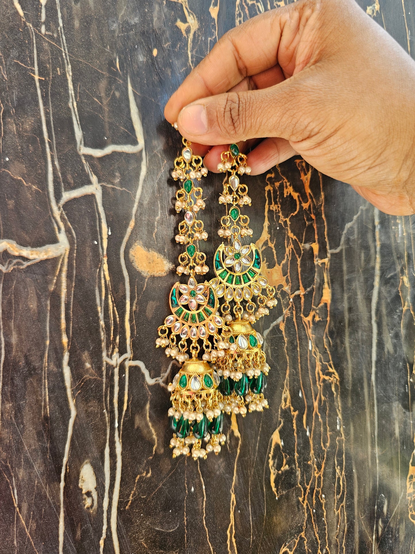 Heera jumki earrings