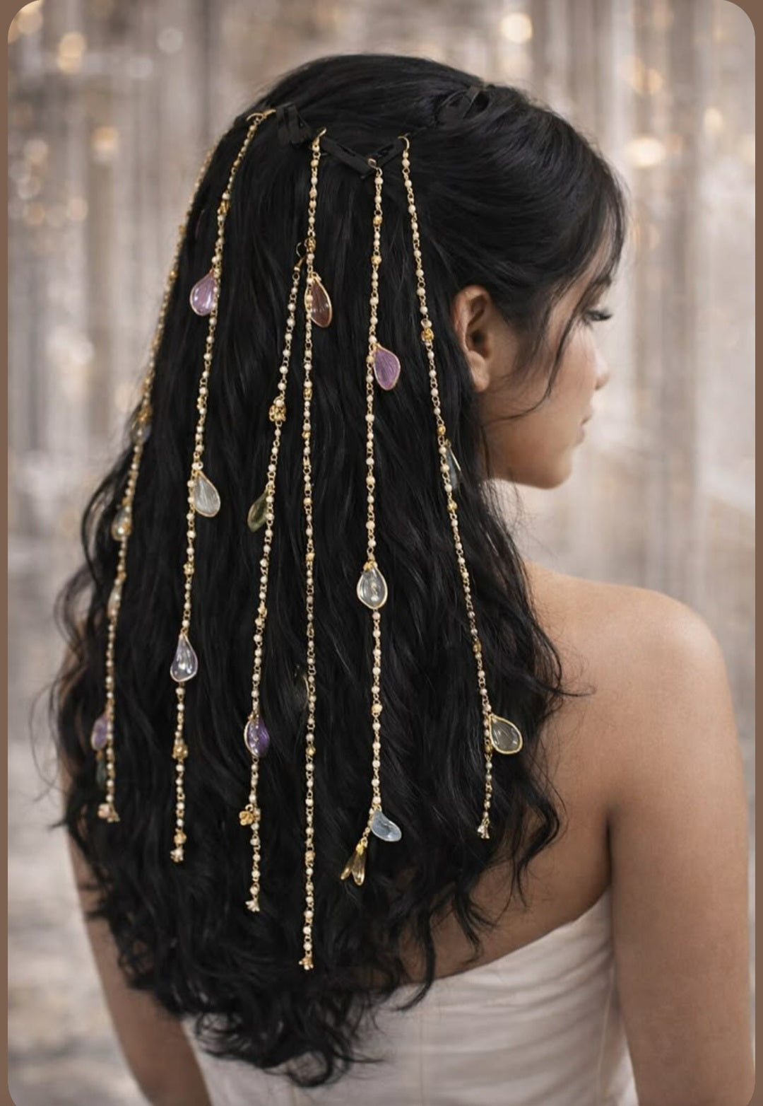 Hair leaf strings