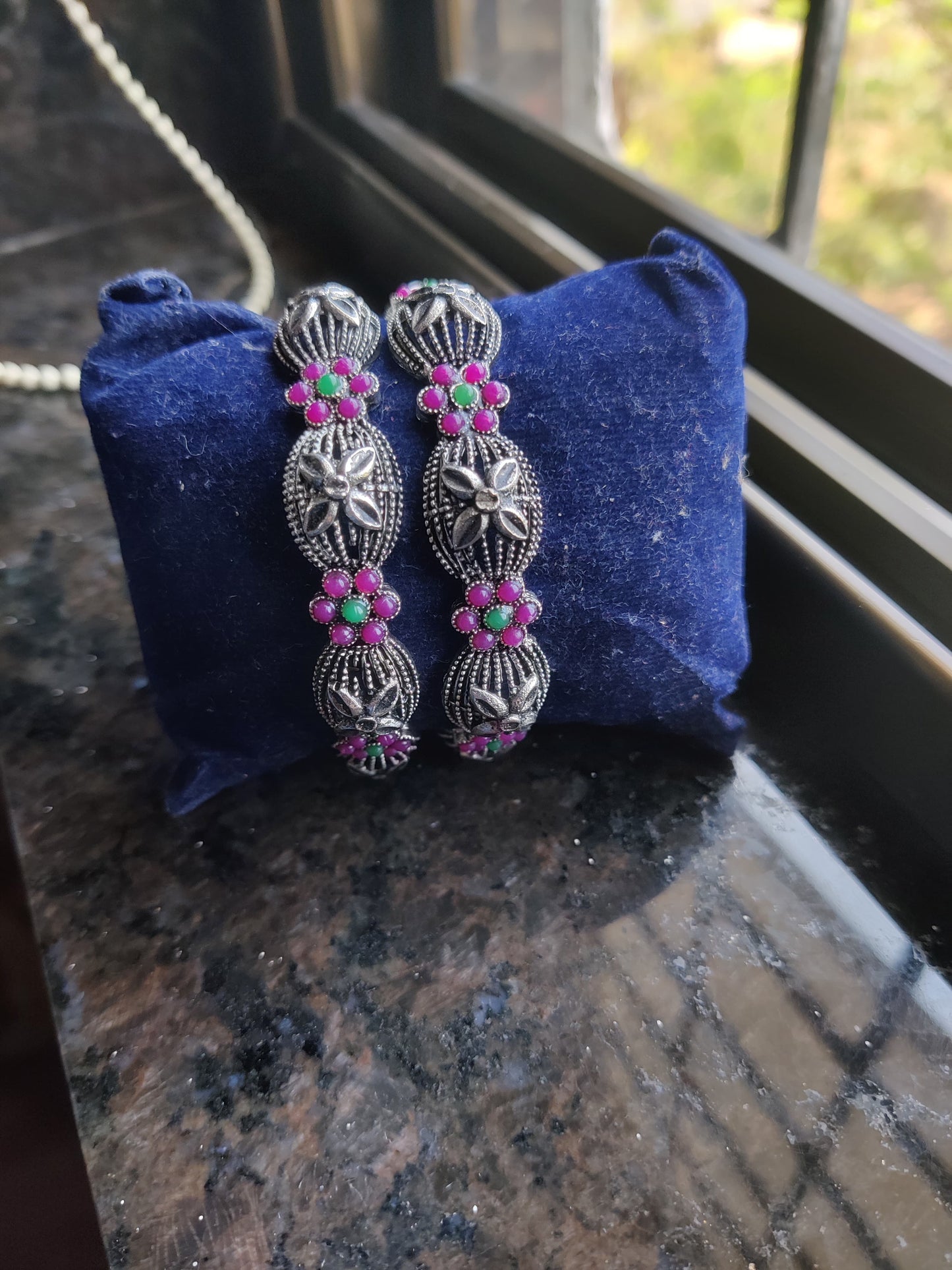 Oxidized bangles