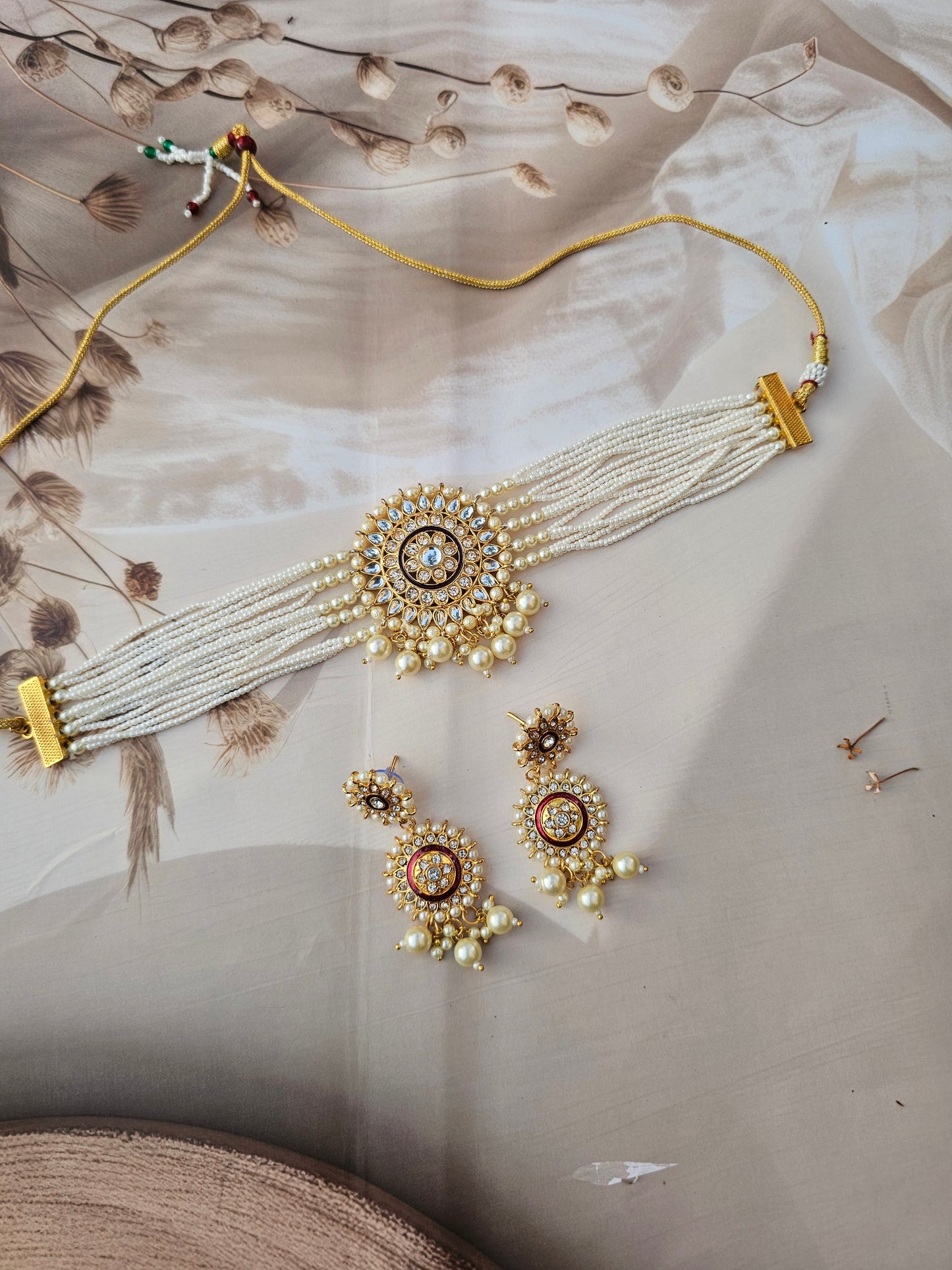 Jewel choker set