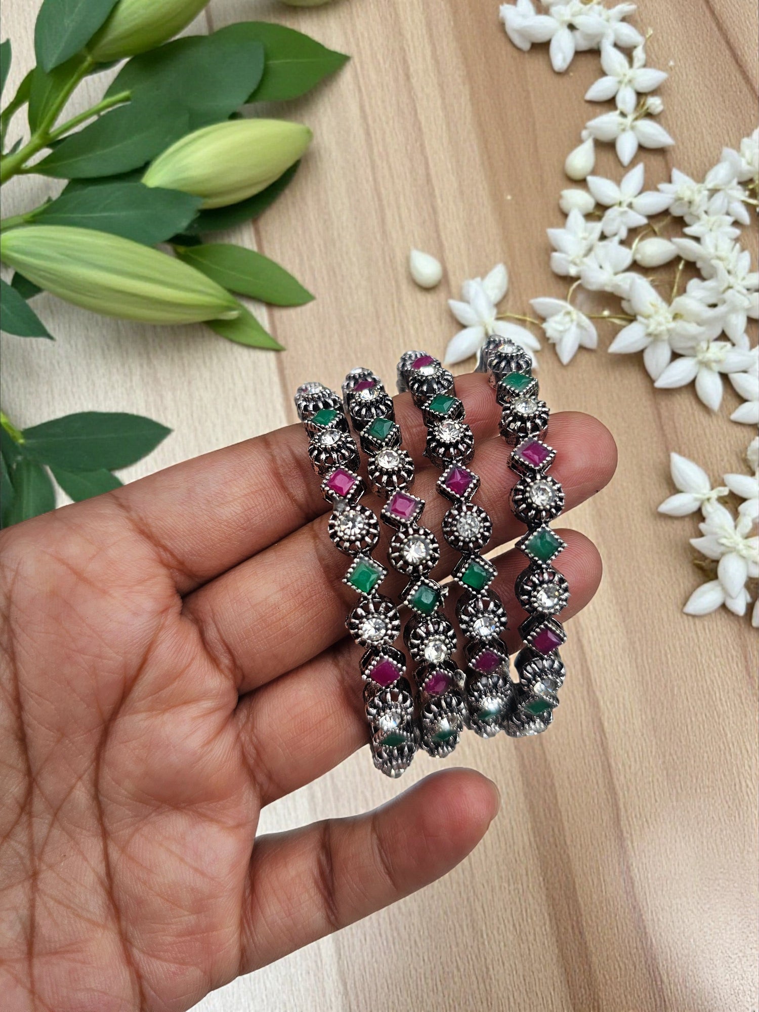 Oxidized jewellery