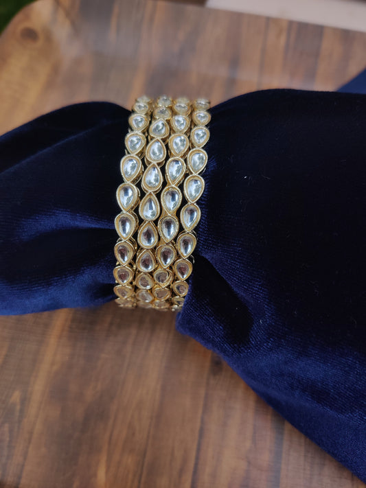 Kundan bangles