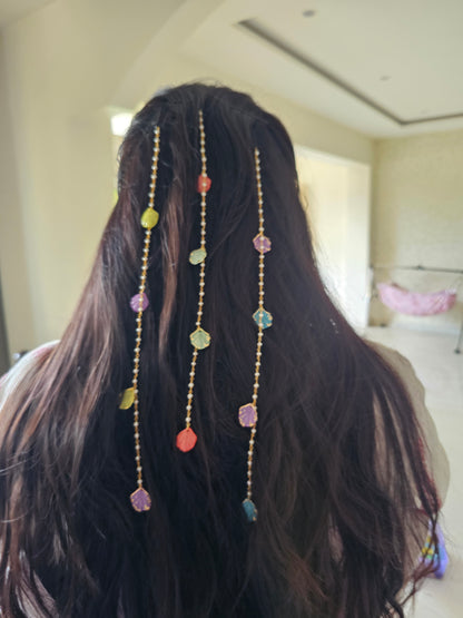 Hair leaf strings