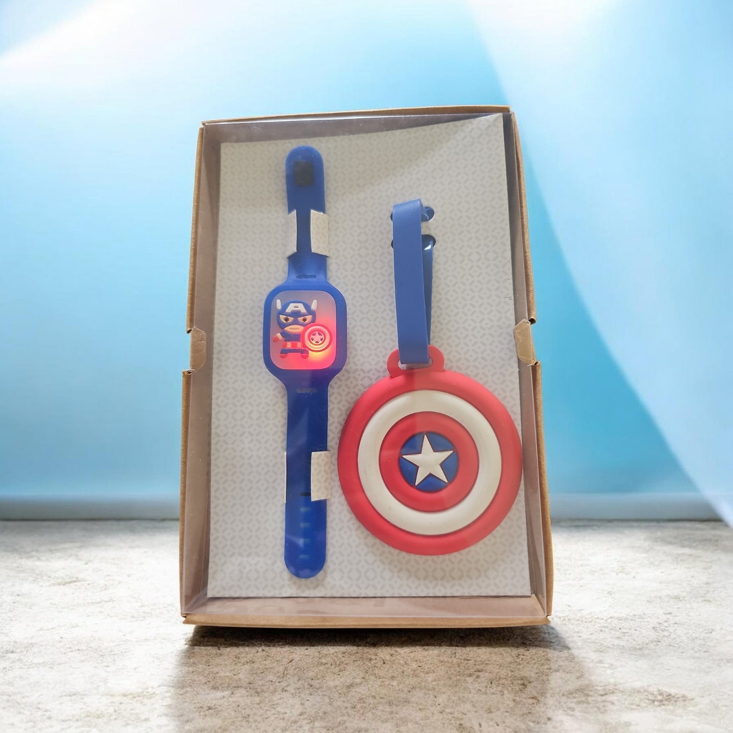 Kids rakhi with luggage tag