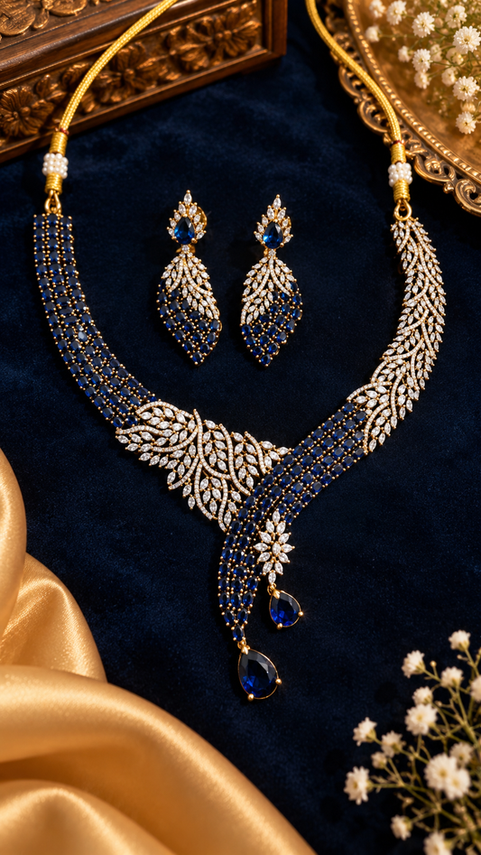 American diamond  necklace