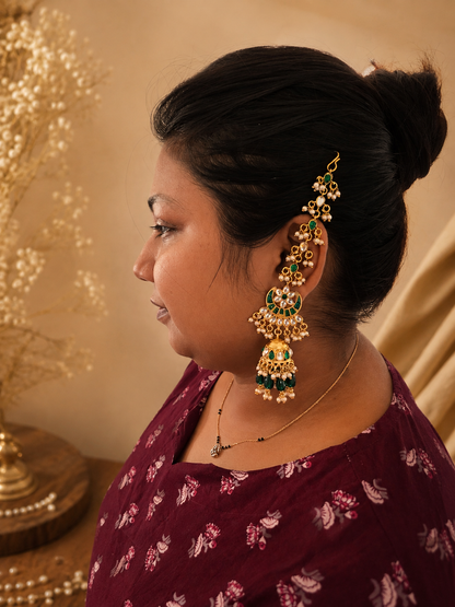 Heera jumki earrings