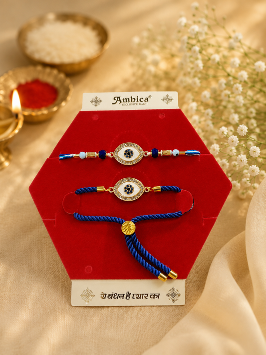 Evil eye couple rakhi