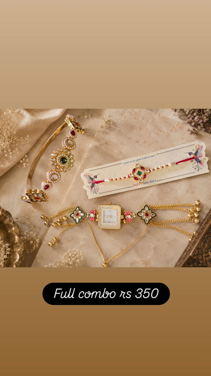 Rakhi  combo with hair band