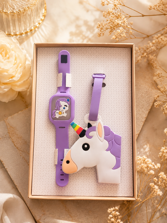 Kids rakhi with luggage tag
