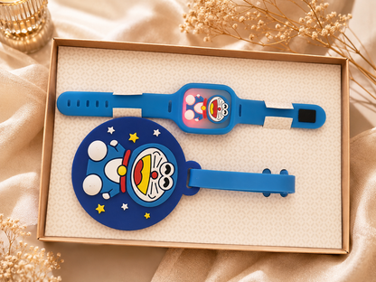 Kids rakhi with luggage tag