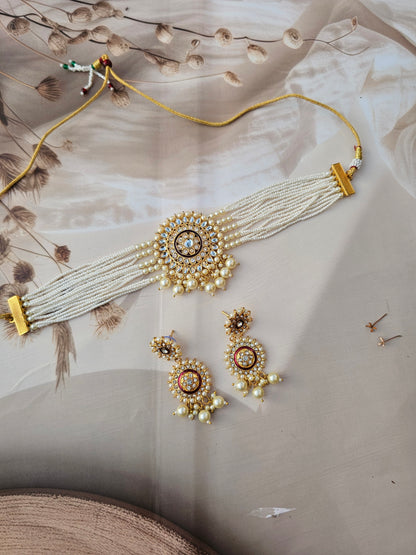 Jewel choker set