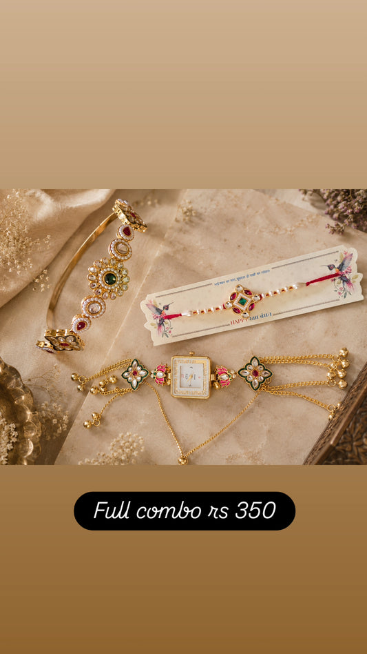 Rakhi  combo with hair band