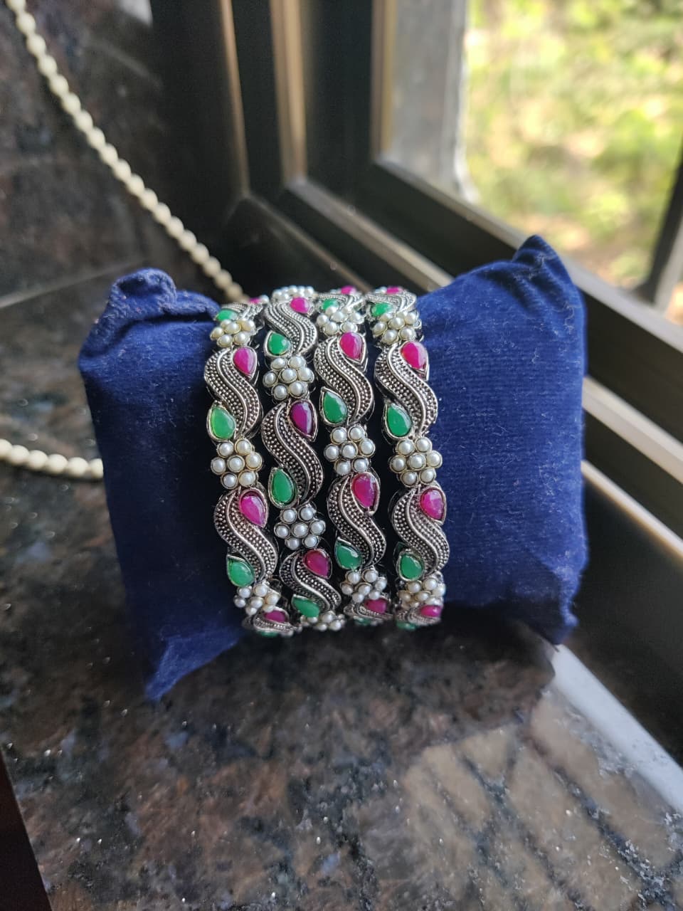 Oxidized bangles