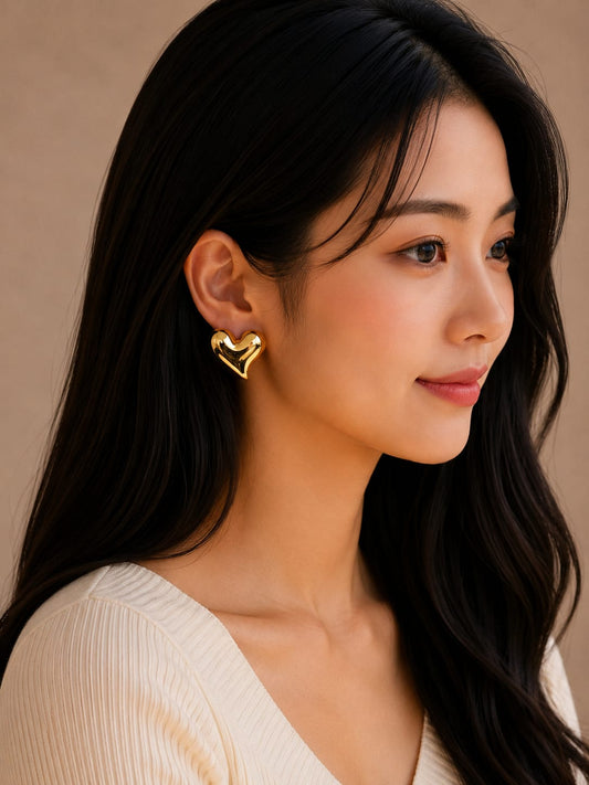 Heart earring